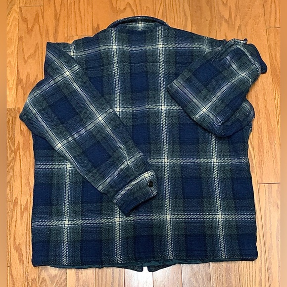 Men's XL Thinsulate Lined Wool Blend PENDLETON Blue Grey Shadow Plaid Jacket - Picture 15 of 16